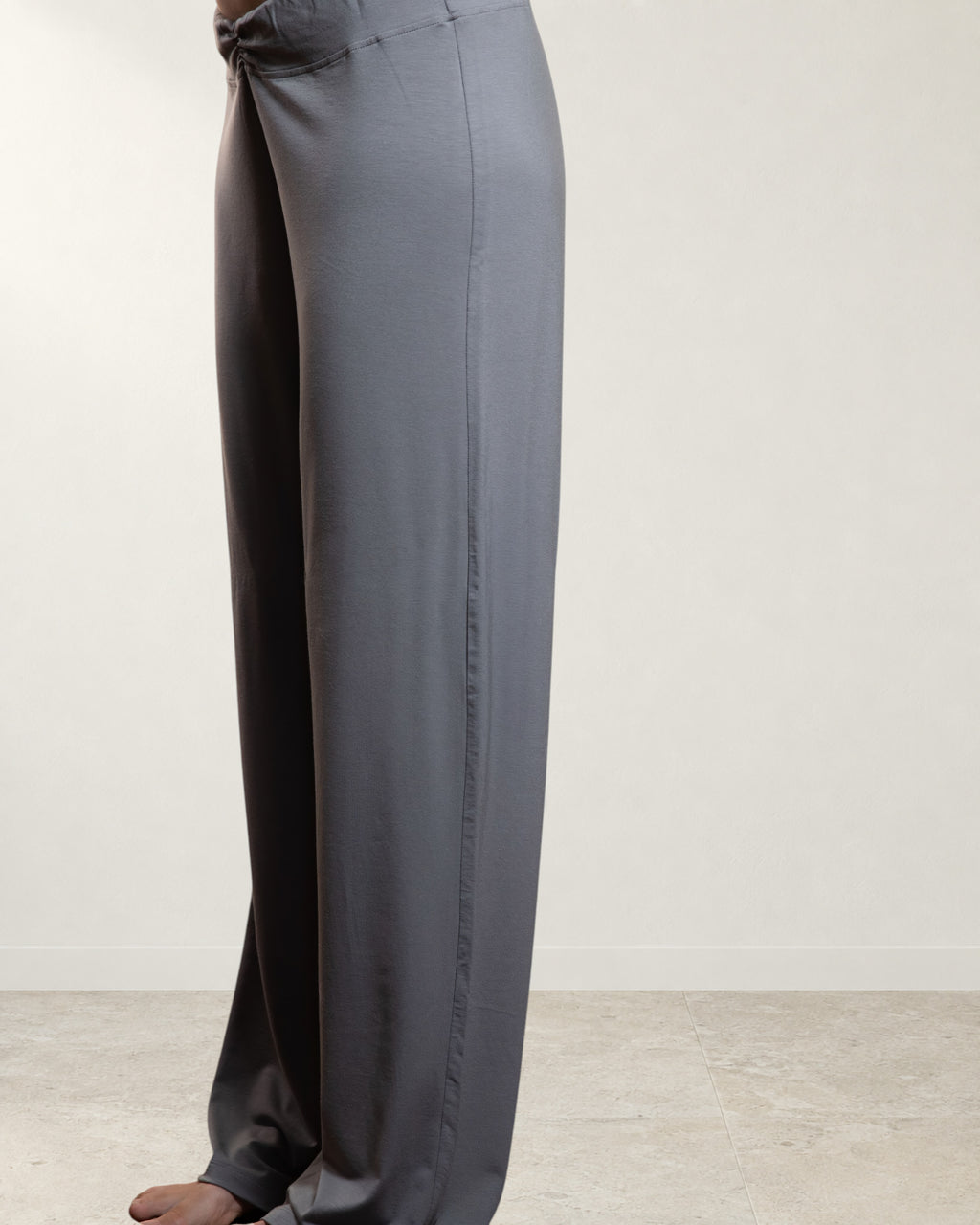 Gathered TENCEL™ Bottom - Steeple Grey