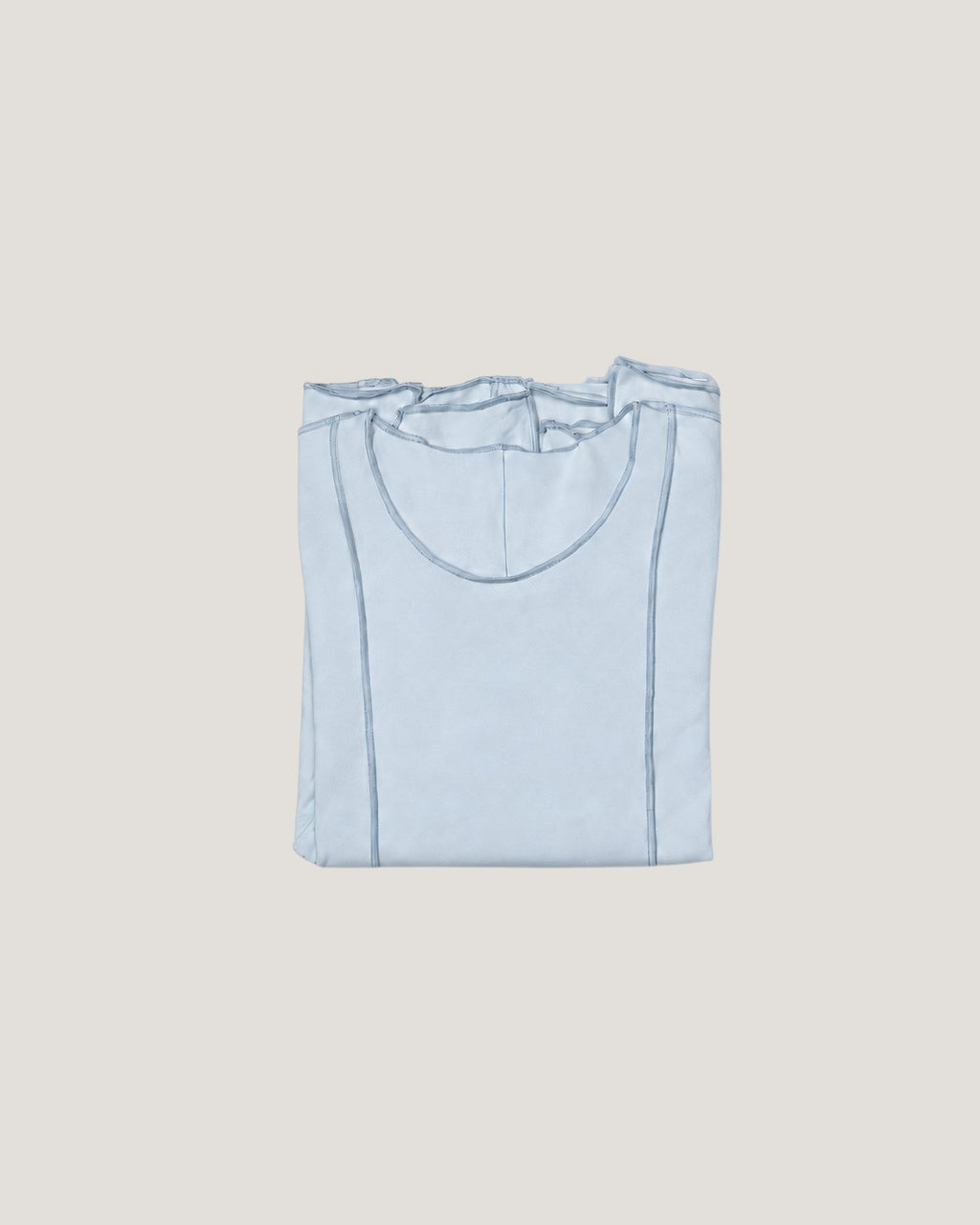 Seam Cotton Top - Ancient Water