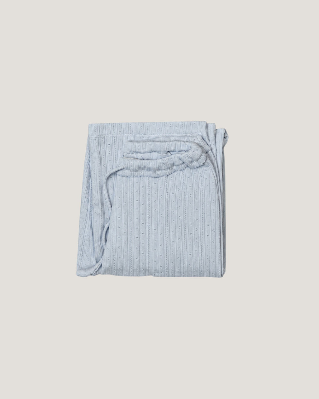 Pointelle Cotton Bottom - Cashmere Blue