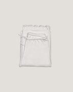 Lace Ribbed Bottom - White